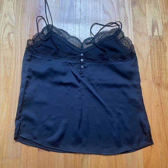 NWT Abercrombie black silk cami size s - Picture 2 of 3